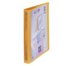 Classeur 4 anneaux plastique Viquel A4 personnalisable dos 3,5 cm couleurs translucides assorties