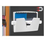 Trieur mural magnétique plastique Cep 1 compartiment gris clair