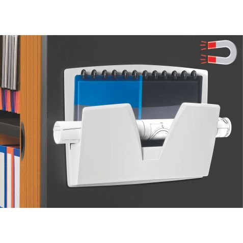 Trieur mural magnétique plastique Cep 1 compartiment gris clair