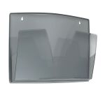 Trieur mural plastique 3 compartiments Cep Façade gris fumé