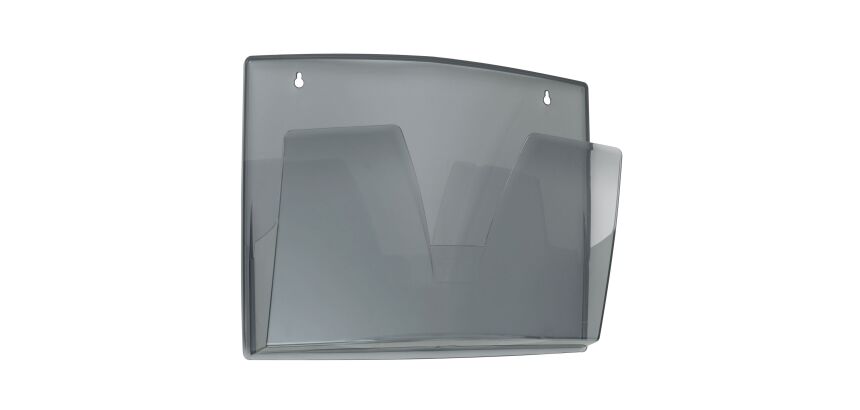 Trieur mural plastique 3 compartiments Cep Façade gris fumé