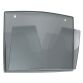 Trieur mural plastique 3 compartiments Cep Façade gris fumé