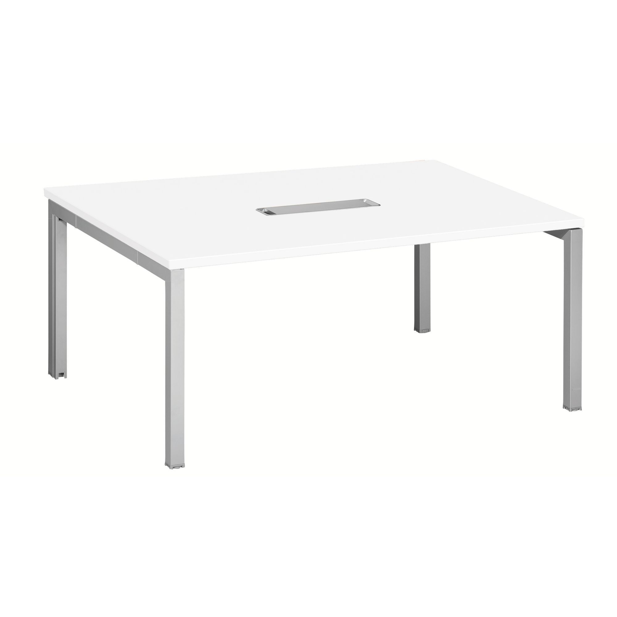 Table de réunion L 160 x P 120 cm piètement métal avec top access Arko