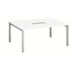 Table de réunion L 160 x P 120 cm piètement métal avec top access Arko
