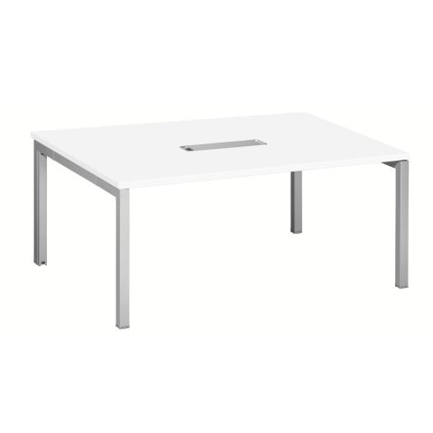Mesa de reunión Arko Blanca patas Aluminio