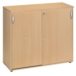 Schranktheke aus Holz mit Schiebetüren H 104 x B 120 cm Excellens / Arko