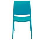 Sedia ospite Elya colore blu Speciale confezione 3+1 in omaggio