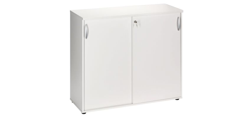 Cabinet counter wood sliding doors H 104 x W 120 cm Excellens / Arko