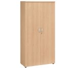 Armoire haute bois portes battantes H 200 x L 100 cm Excellens