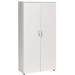 Armoire haute bois portes battantes H 200 x L 100 cm Excellens