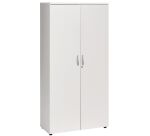 Armoire haute bois portes battantes H 200 x L 100 cm Excellens