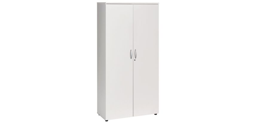 Armoire haute bois portes battantes H 200 x L 100 cm Excellens