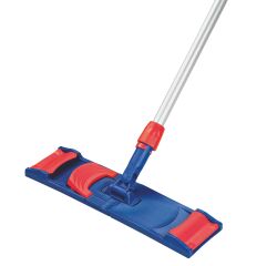 Soporte para mopa 40 x 11 cm con sistema de pestañas