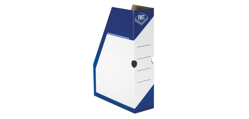 Magazine holder Fast blue back 8 cm