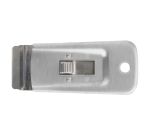 Grattoir vitres à main acier