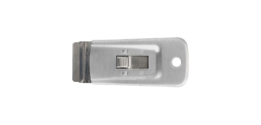 Pocket-sized window scraper Unger metal blade 4 cm