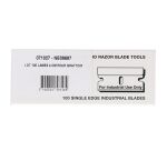 Lames pour grattoir vitres à main - Lot de 100