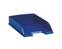 Corbeille à courrier standard Leitz bleue