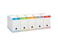 Scatole archivio storico A4 Bruneau colore bianco dorso 15 cm