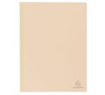 Chemise dossier à soufflet carte Exacompta dos toilé 24 x 32 cm couleur - Paquet de 25