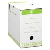 Boîte archives Carton Bruneau - Dos 15 cm - Haute résistance - Verte