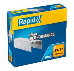 Grapas Rapid 23/17 galvanizadas Caja de 1000