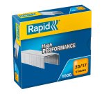 Agrafe Rapid 23/17 forte galvanisée - Boîte de 1000