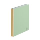 Chemise dossier à soufflet carte Exacompta dos toilé 24 x 32 cm verte - Paquet de 25