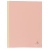 Shirt folder with gusset Exacompta canvas back 24 x 32 cm pink - Pack of 25