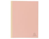 Chemise dossier à soufflet carte Exacompta dos toilé 24 x 32 cm rose - Paquet de 25