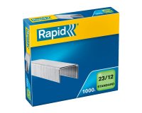 Grapas Rapid 23/12 galvanizadas Caja de 1000