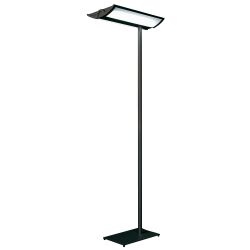 Lampadaire Fluo Forum - Aluminor - 220 W - éclairage direct et indirect