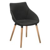 Sedia Ospite Anet colore nero
