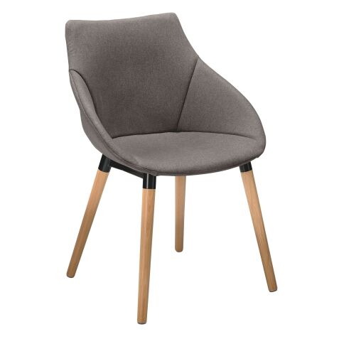 Chair ANET - fabric with armrests