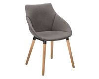 Chaise ANET - tissu avec accoudoirs