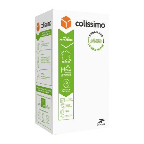Boîte Colissimo France 3 kg - Prêt à envoyer