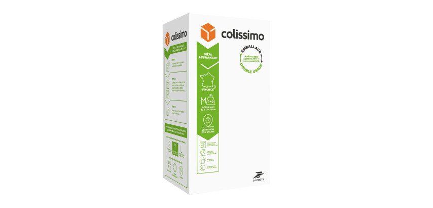 Boîte Colissimo France 3 kg - Prêt à envoyer