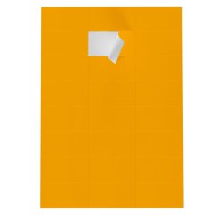 Fluo-etiketten voor laser- en inkjetprinters 70 x 37 mm - doos van 2400