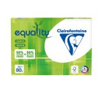 Ramette papier recyclé Clairefontaine Equality A4 80 gr - 500 feuilles - blanc
