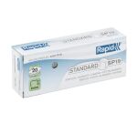 Agrafe Rapid SP 19/6 galvanisée - Boîte de 5000 agrafes