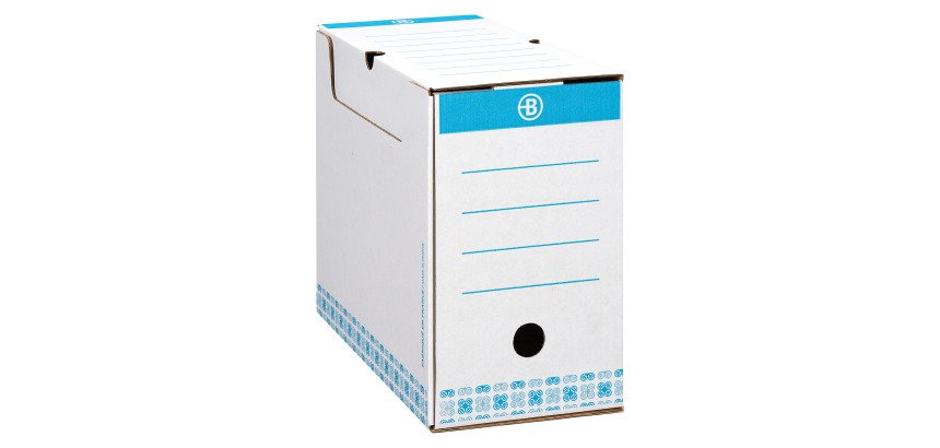 Boîte archives Carton Bruneau - Dos 15 cm - Haute résistance - Couleur