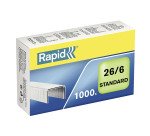 Agrafes Rapid 26/6 galvanisée - Boîte de 1000