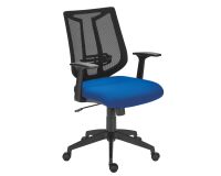 Sedia Operativa Tiloa schienale in rete colore nero