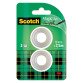 Blister of 2 Scotch Magic Invisible adhesive tapes with mini tape dispenser 7.5 m