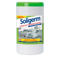 Lingettes désinfectantes Solipro Soligerm - Boîte de 200