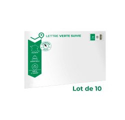 Enveloppes Lettres suivies prêtes-à-poster 229 x 324 mm - Lot de 10