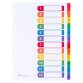Set of dividers Avery Ready Index, numbered with 12 subdivisions