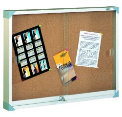 Vitrina puerta corredera vidrio 60 x 80 cm