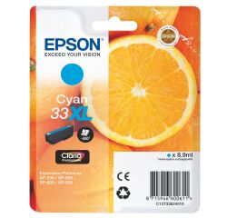 Epson 33XL cartridge high capacity separate colours for inkjet printer