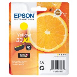 Cartuccia inchiostro Epson originale 33XL giallo c13t33644012